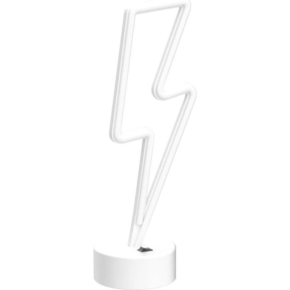 Luz LED Neon Rayo Rosa VIFULIN con Base USB/Batería