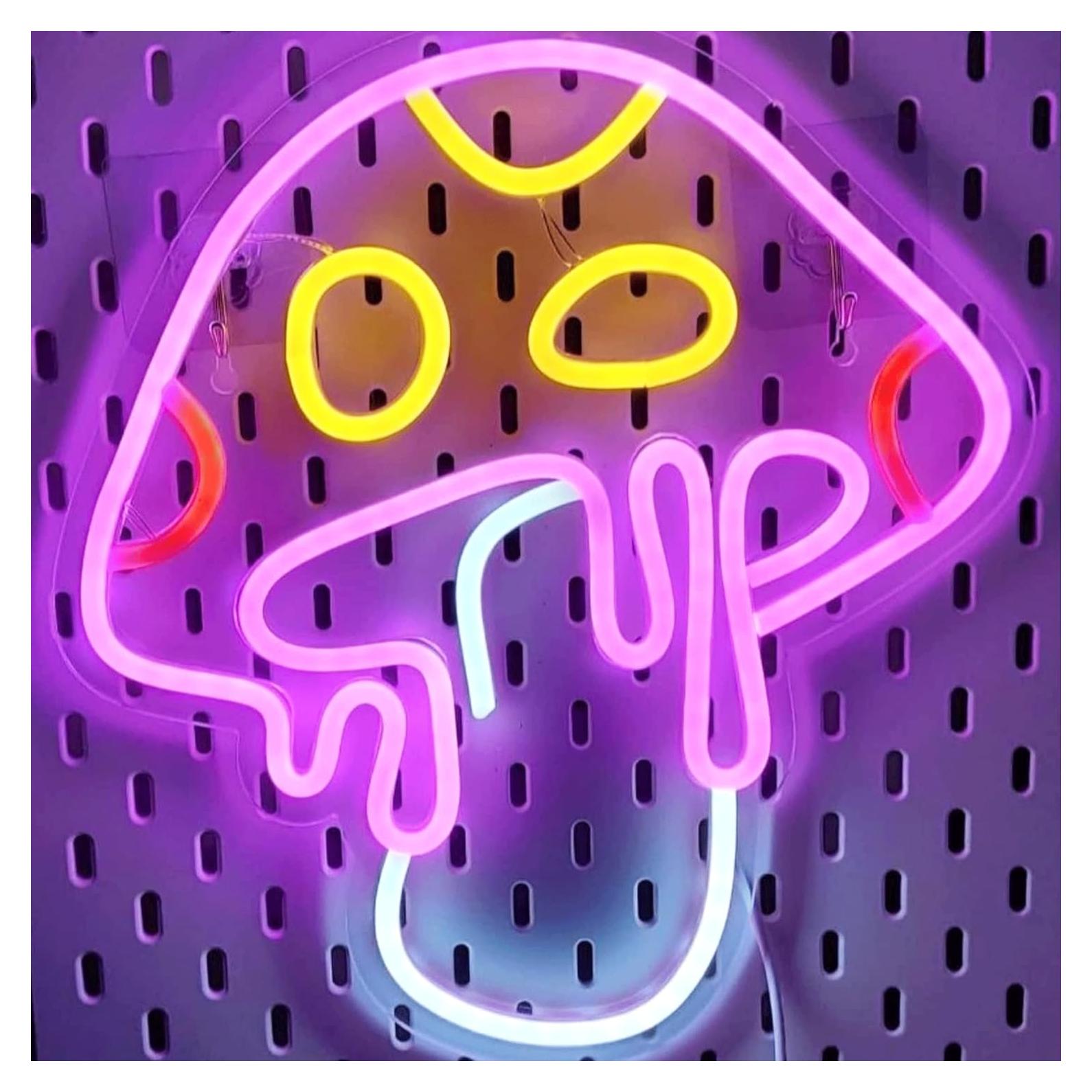 Luz de Neón Hongo WOW-LAMPS 33x31 cm Regulable USB