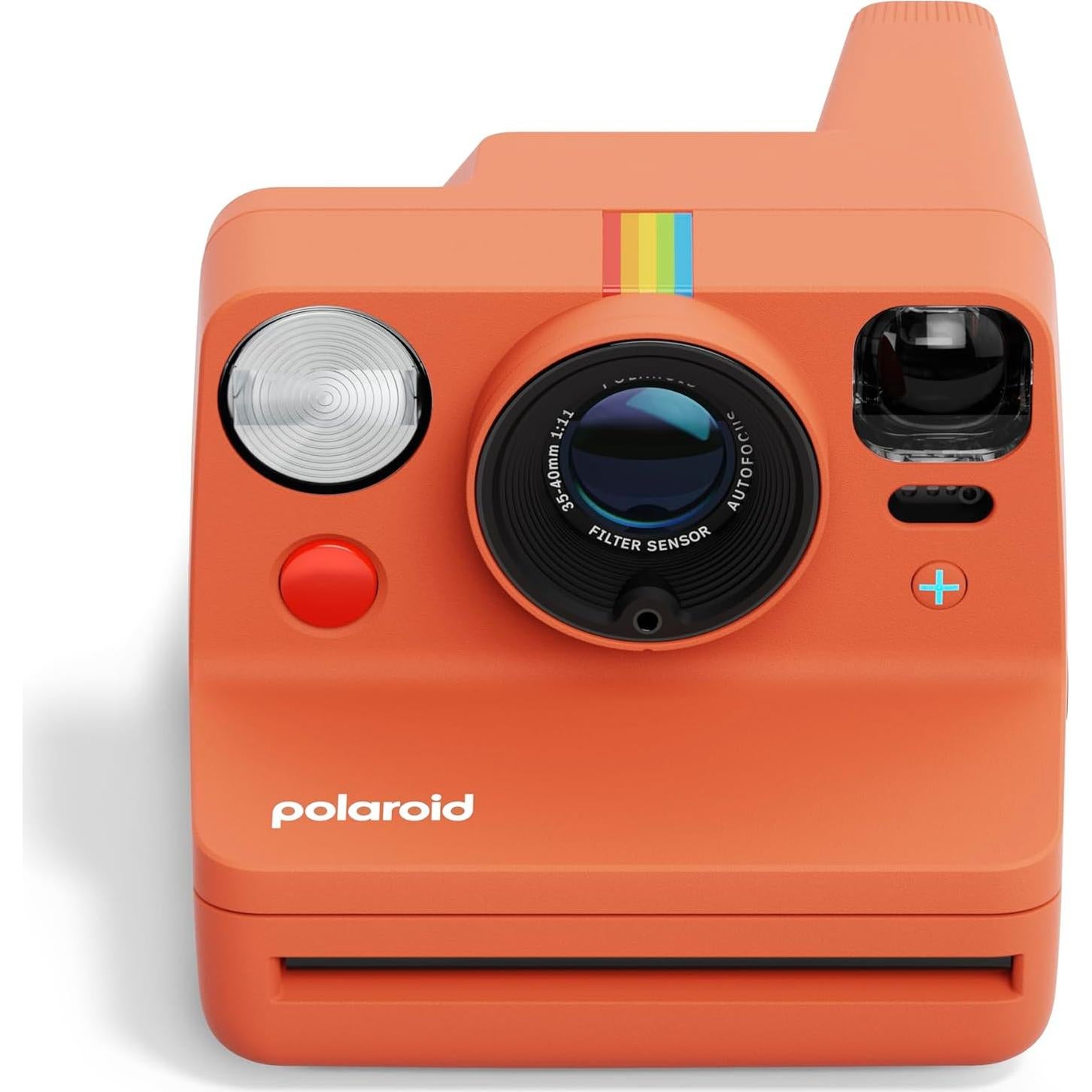 Polaroid Now+ 3rd Generation I-Type Instant Film Camera - Bluetooth Connected App Controlled - Coral - Camera Only No Film (9162)