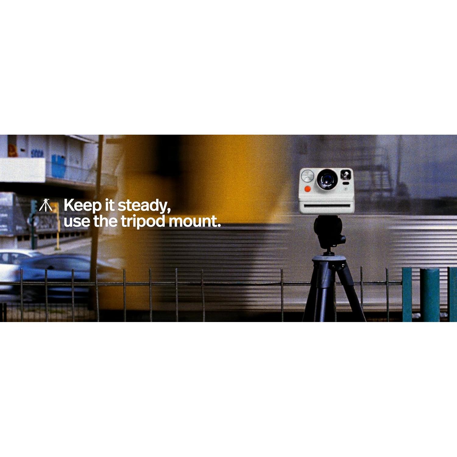 Polaroid Now+ 3rd Generation I-Type Instant Film Camera - Bluetooth Connected App Controlled - Coral - Camera Only No Film (9162)