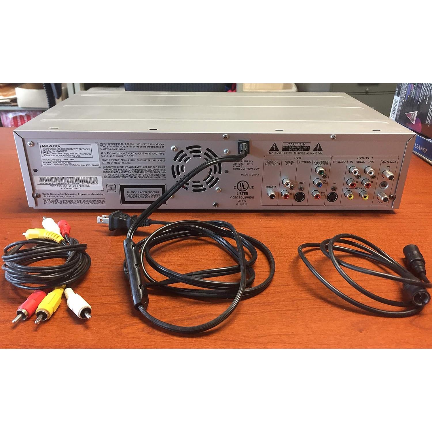 Magnavox MWR20V6 DVD Recorder / VCR Combo