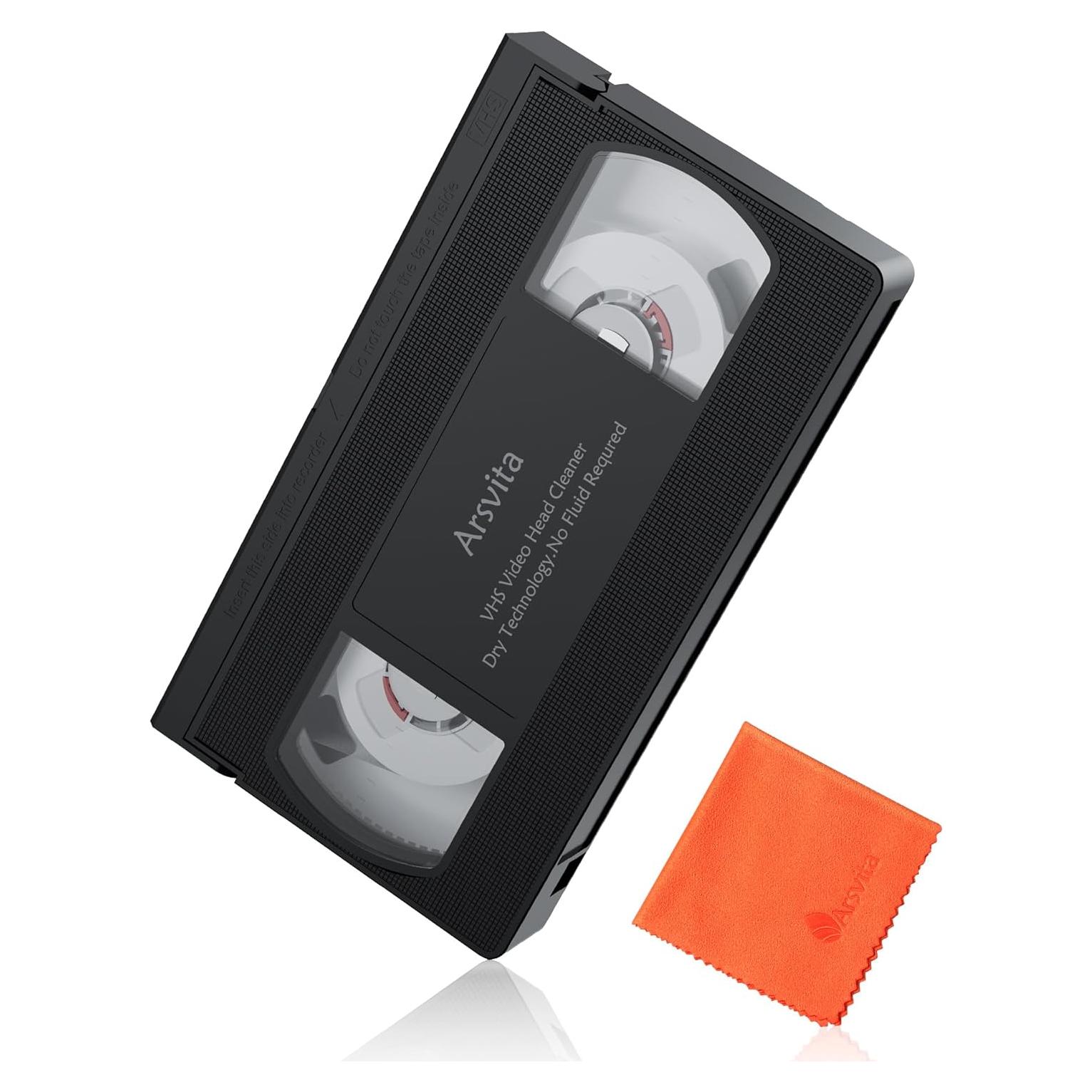 Arsvita VHS/VCR Head Cleaner, Video Head Cleaning Kit for VHS/VCR Players, Dry
