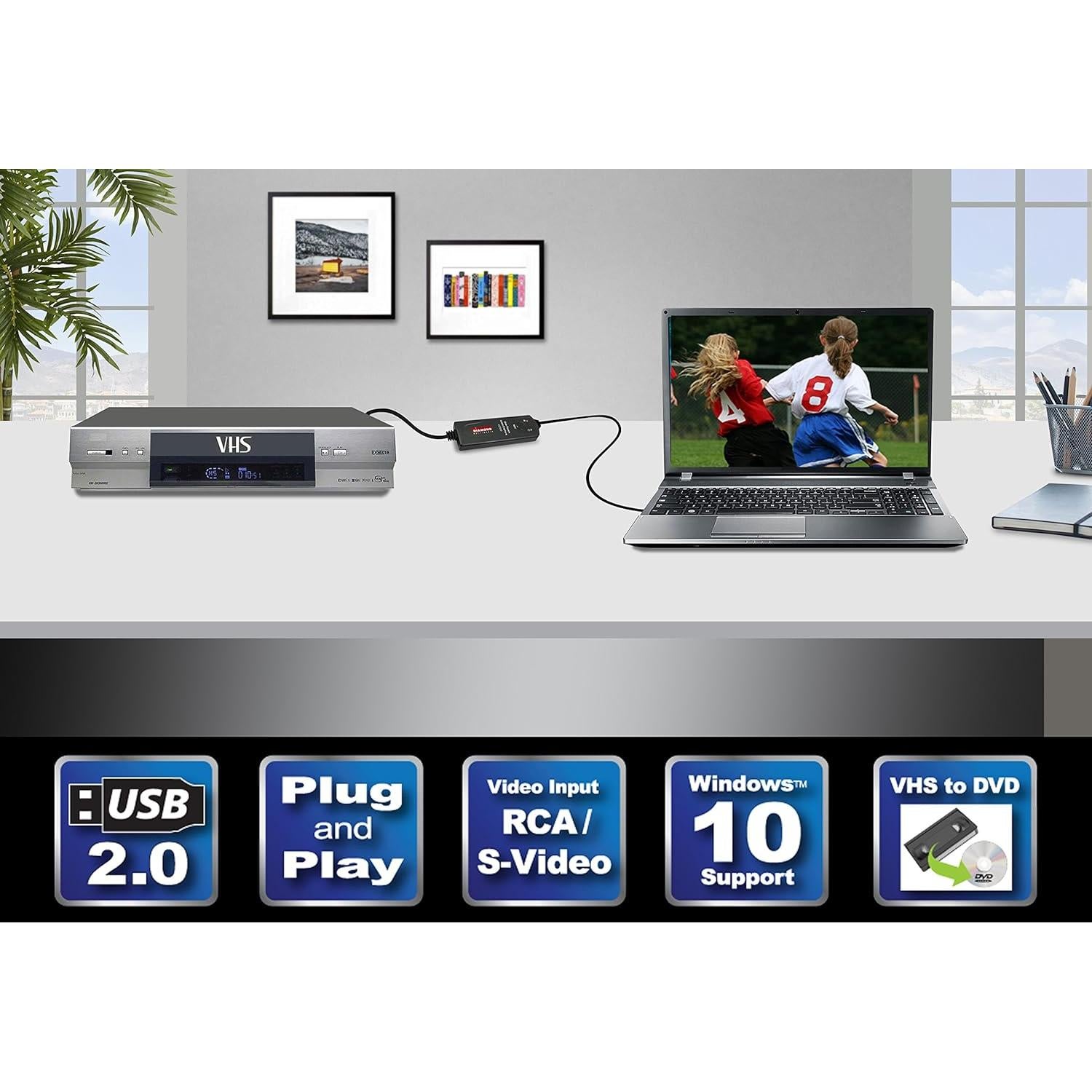 Convertidor de Video Diamond VC500 USB a Digital VHS DVD