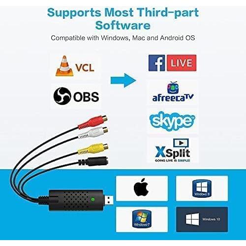 Tarjeta de Captura de Video USB VIXLW RCA a Digital 0.095 kg