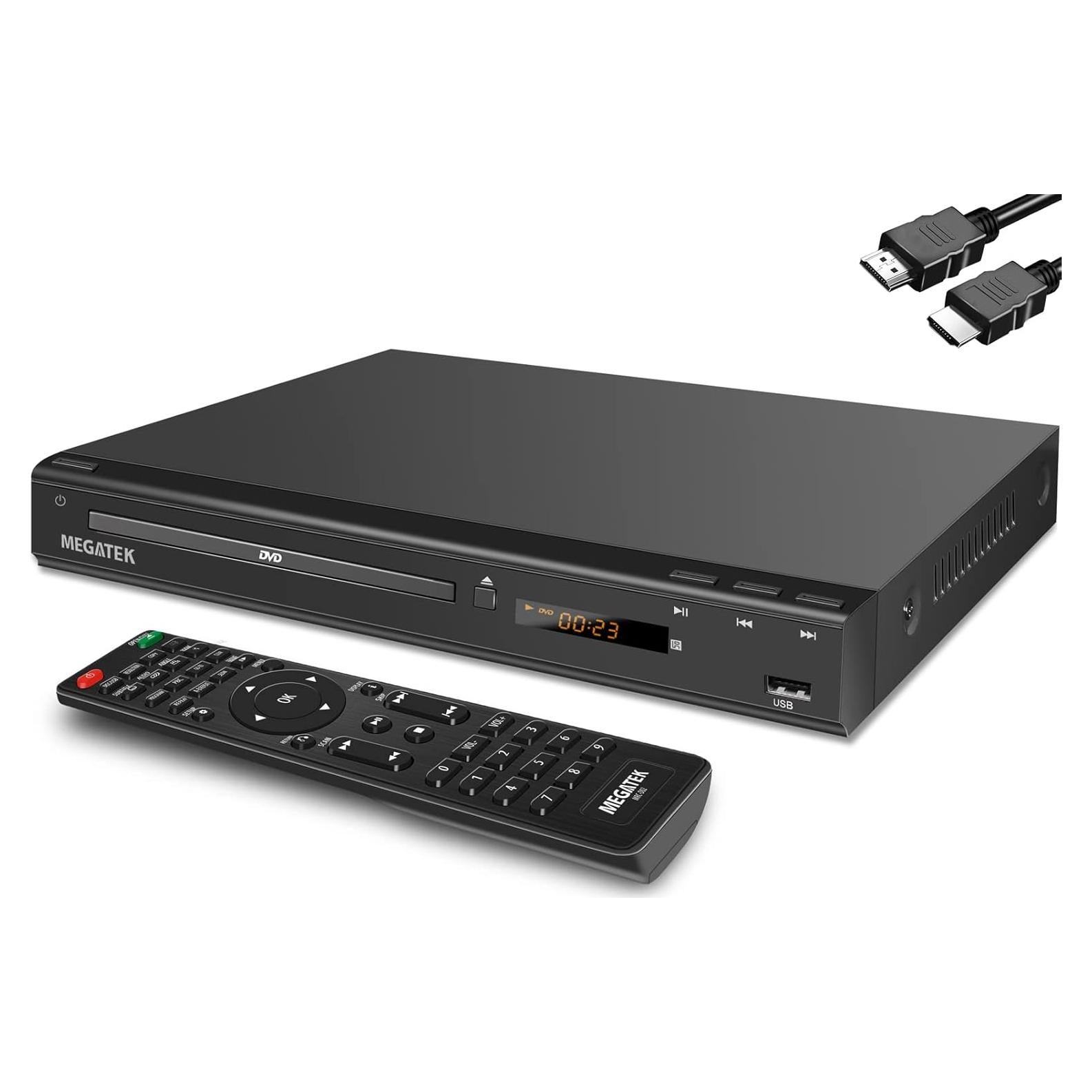 Reproductor de DVD MEGATEK DP-260M55HD HDMI USB Multiregión