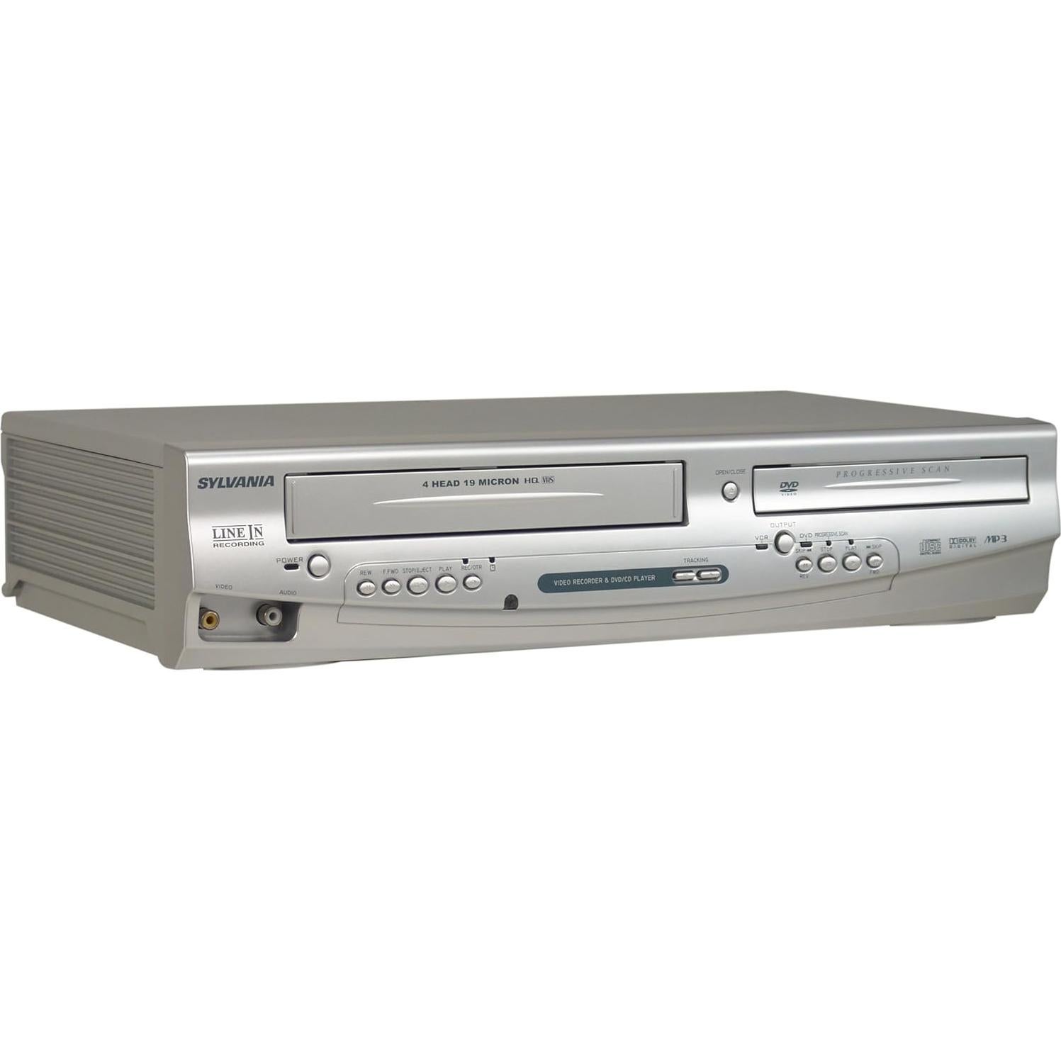 Reproductor DVD y VCR Sylvania DV220SL8 Plata Compacto
