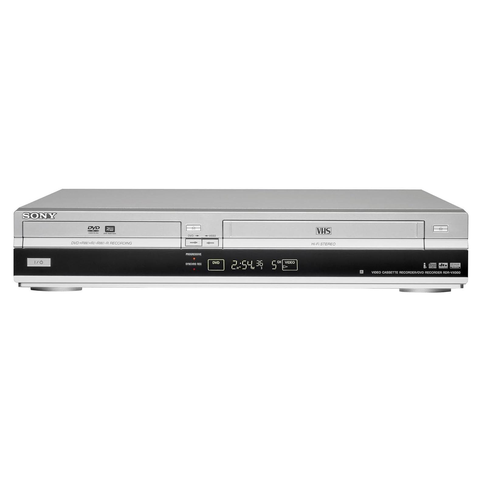 Grabador DVD y Reproductor VHS Sony RDR-VX530 Compacto