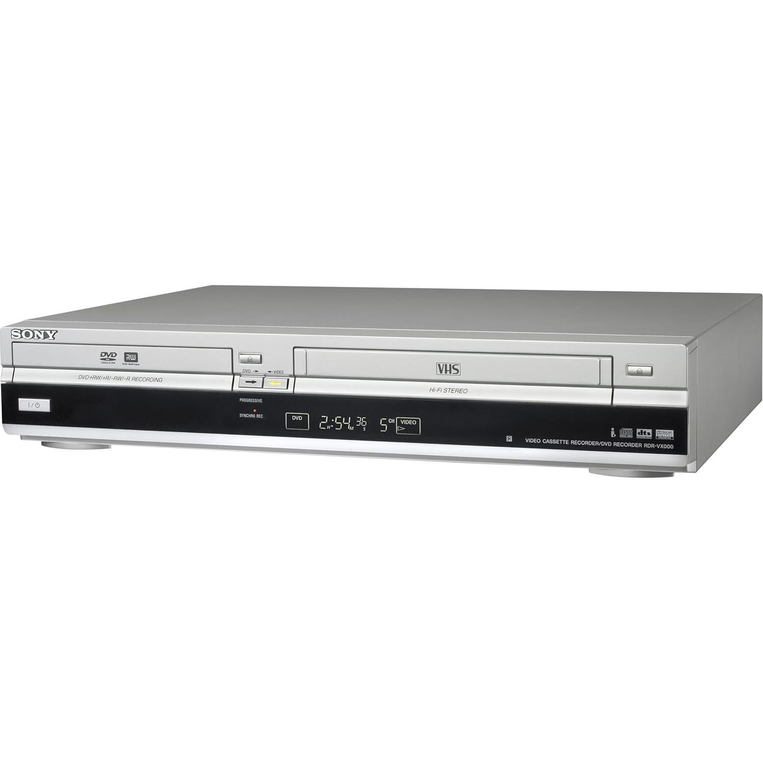 Grabador DVD y Reproductor VHS Sony RDR-VX530 Compacto