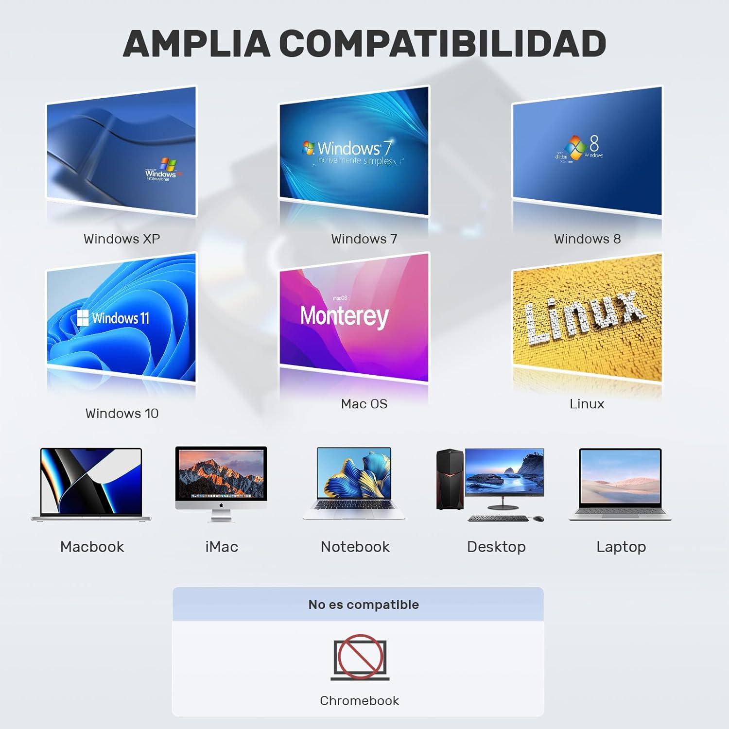 Unidad Externa de CD/DVD Unitek T037A USB 3.0 y C, Negro