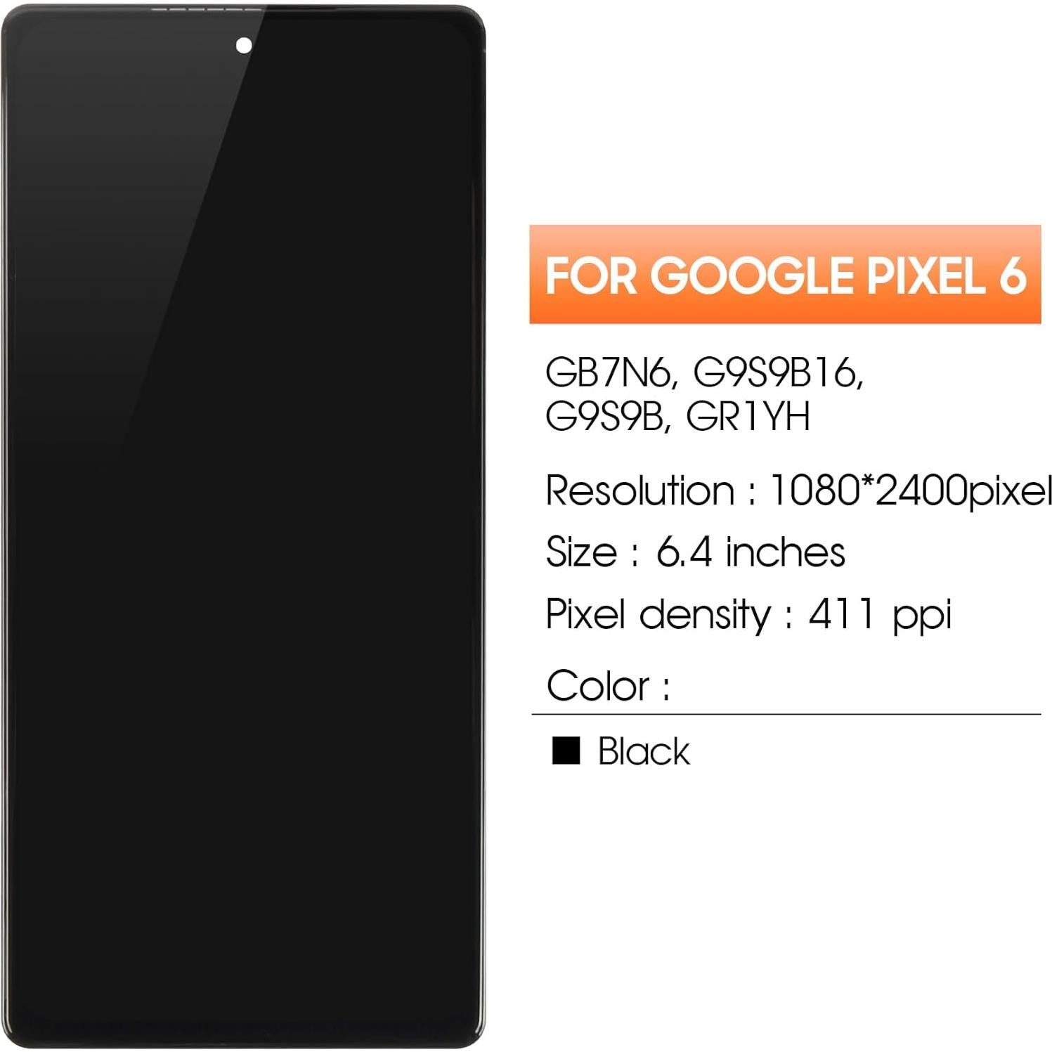 Reemplazo Pantalla OLED Google Pixel 6 6.4" 1080x2400 AGCUT