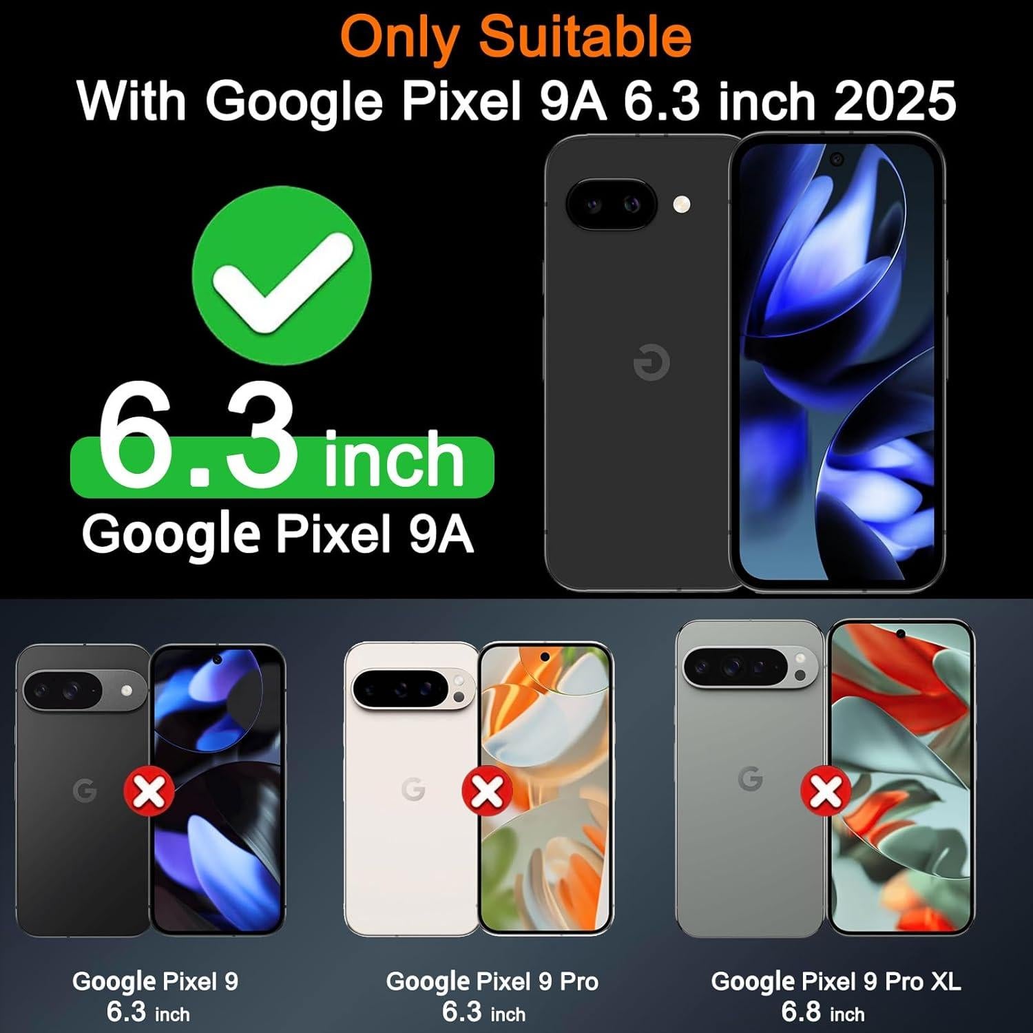 Protector de Pantalla y Lente Milomdoi para Google Pixel 9A