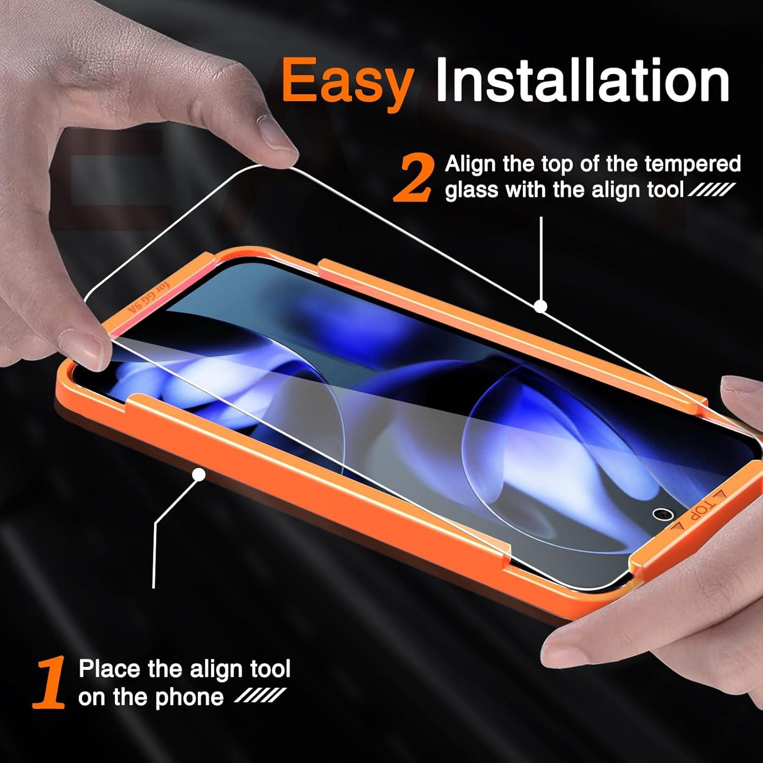 Protector de Pantalla y Lente Milomdoi para Google Pixel 9A