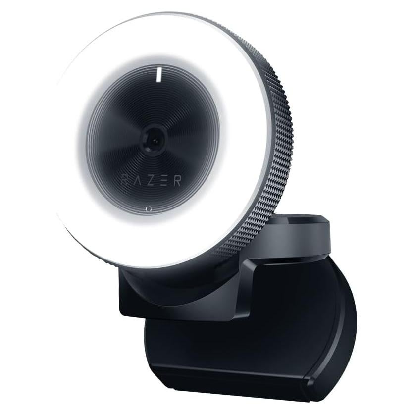 Razer Kiyo Full HD 1080p Lighting 12 LED Webcam, Black