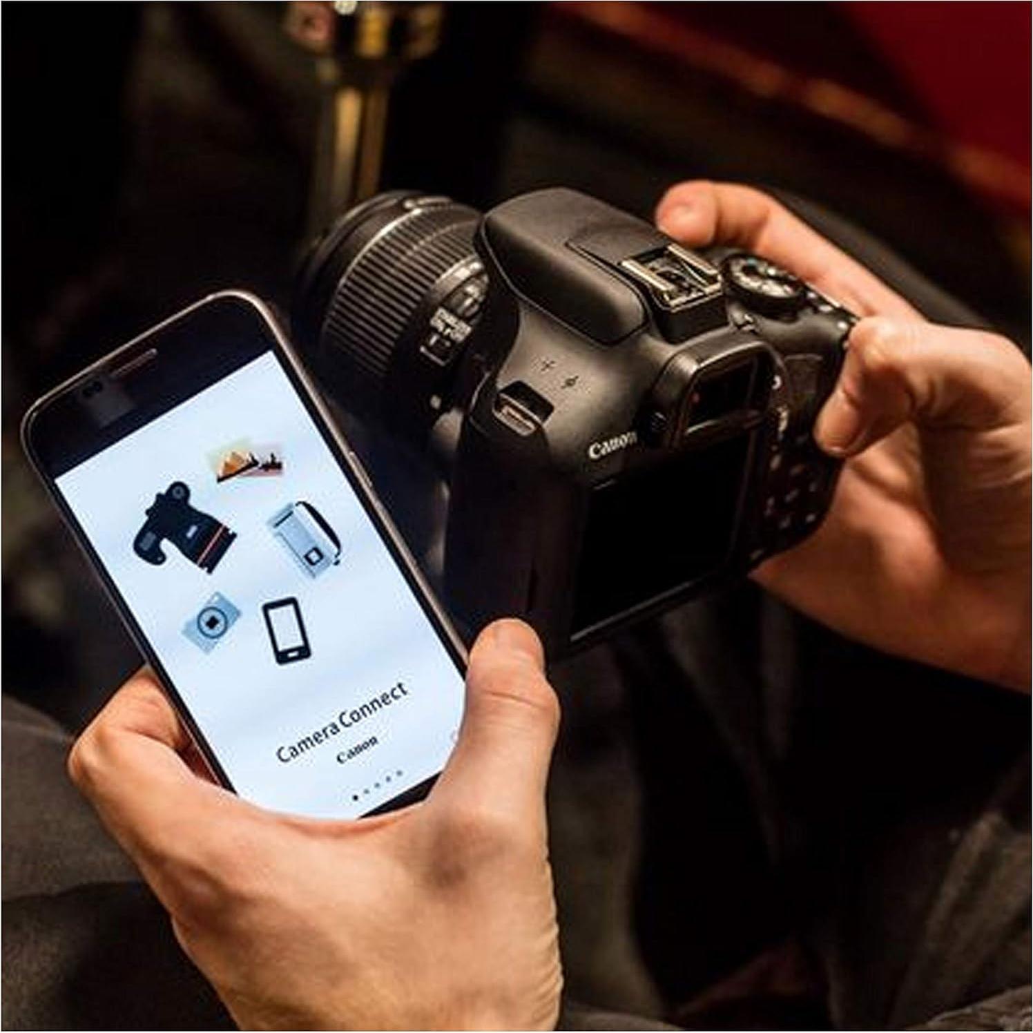 Canon EOS 2000D / Rebel T7 DSLR Camera w/ 18-55mm F/3.5-5.6 is II Lens + 32GB SD Card + More (Renewed)