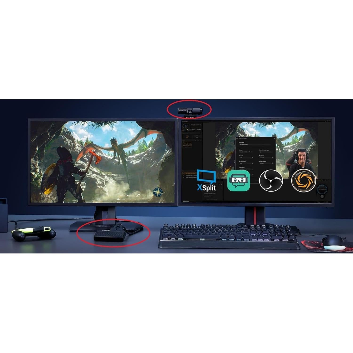 AVerMedia Live Streamer Duo BO311D Captura Juegos Full HD