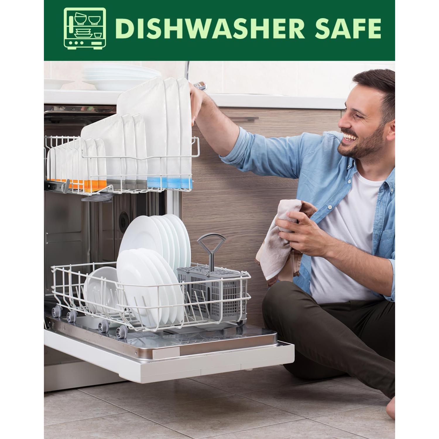 Lerine 22 Pack Reusable Freezer Bags Dishwasher Microwave Safe, Stand Up BPA Free Reusable Sandwich Bags, Silicone Free Leakproof Food Storage Bags for Meal Prep - 8Gallon 8Sandwich 6Snack