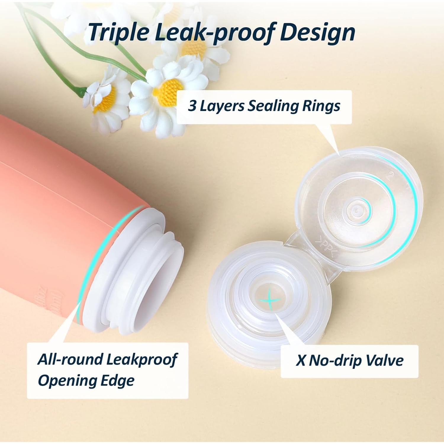 Bolsa de Aseo Packism Aprobada por TSA con 8 Botellas 100ml