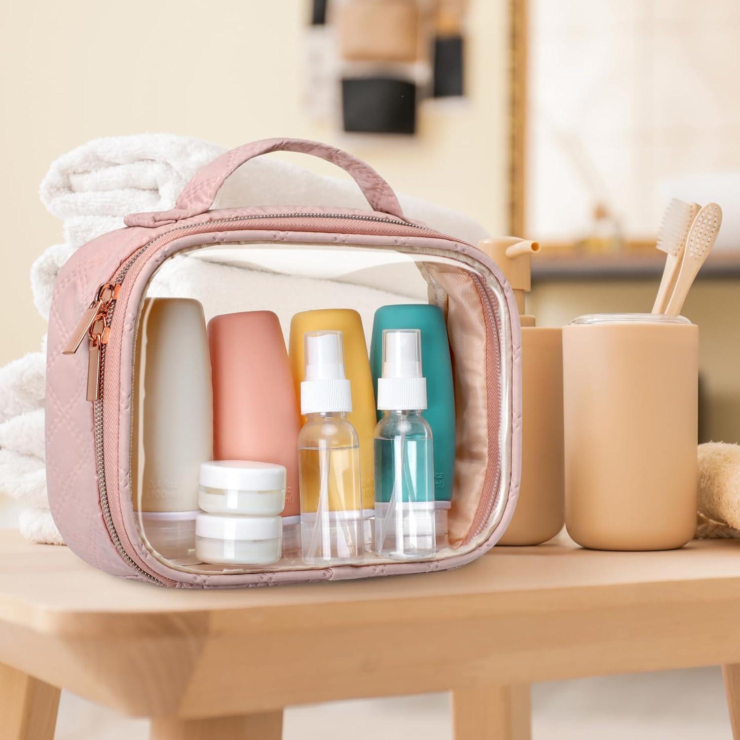 Bolsa de Aseo Packism Aprobada por TSA con 8 Botellas 100ml