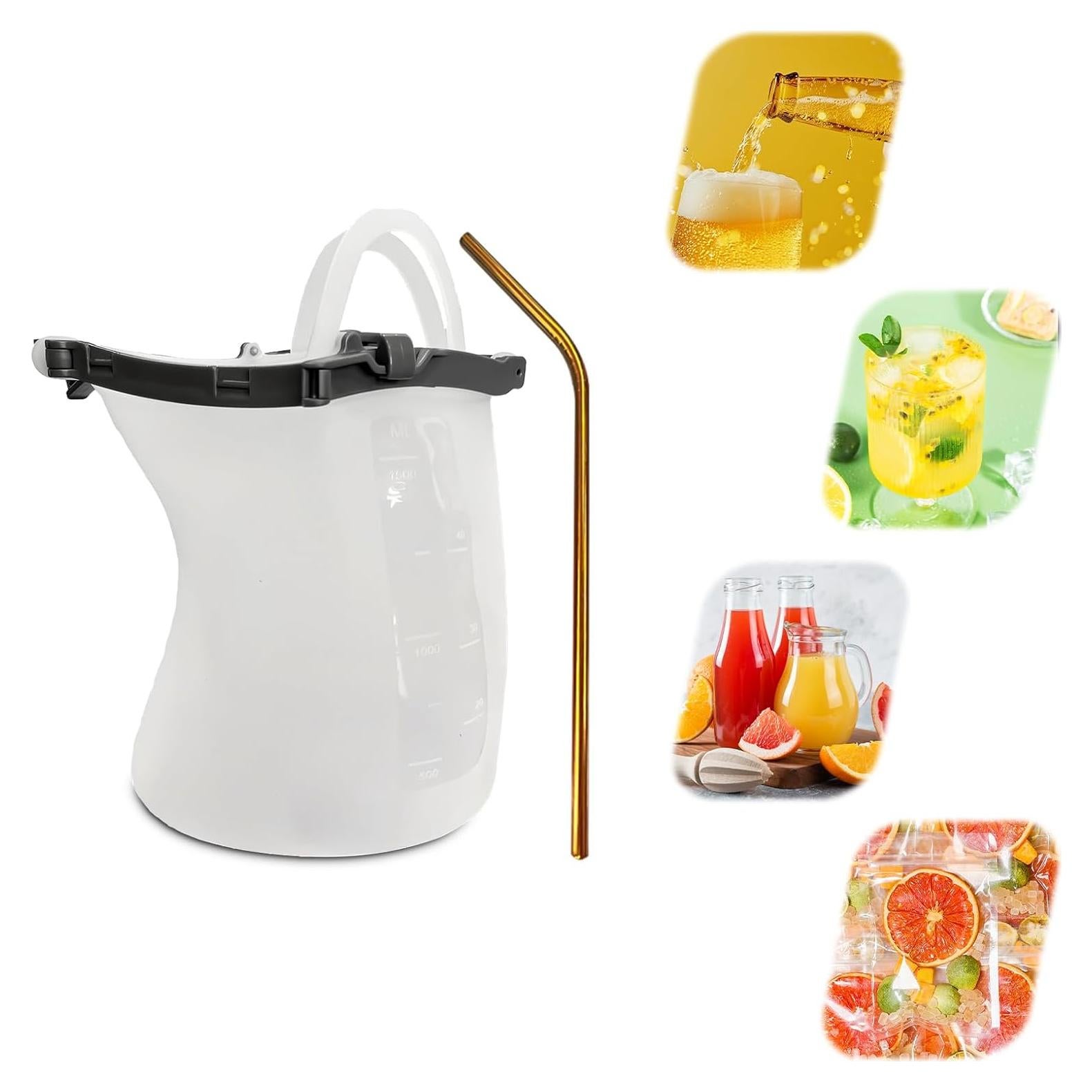 Bolsas de Almacenamiento de Silicona OneBird 1.5L 2Pack