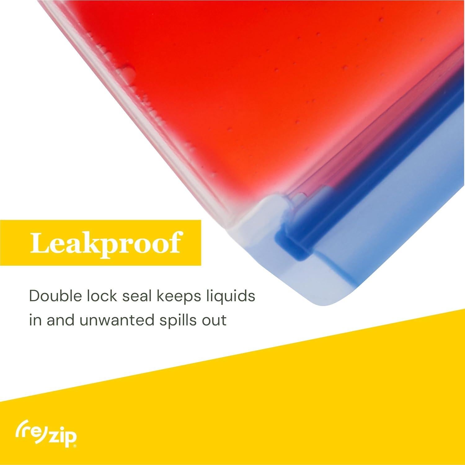 Kit de Bolsas Reutilizables re)zip 5 Piezas Apto Congelador