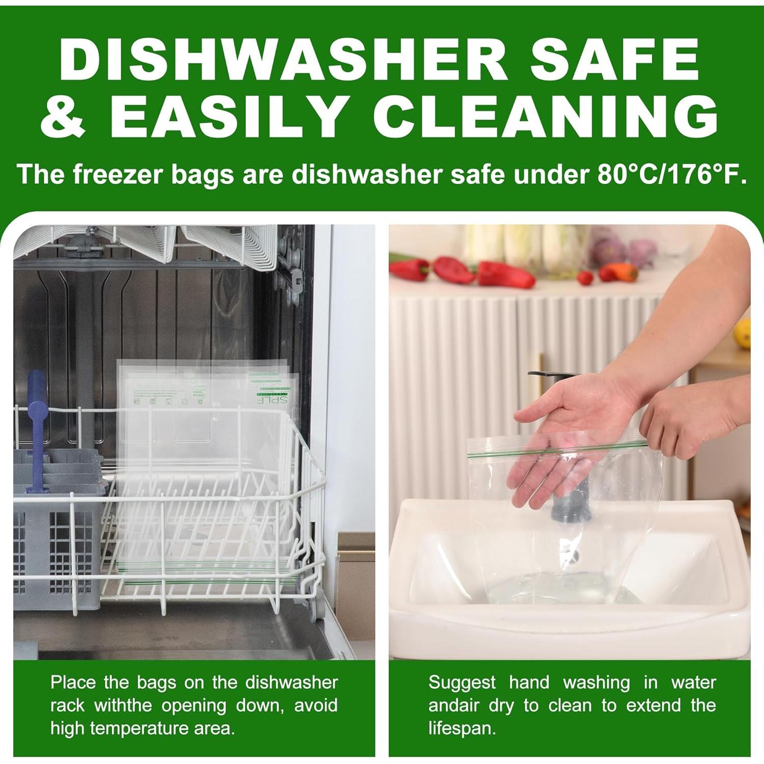 Bolsas Reutilizables para Congelador SPLF 1 Galón 15 Piezas