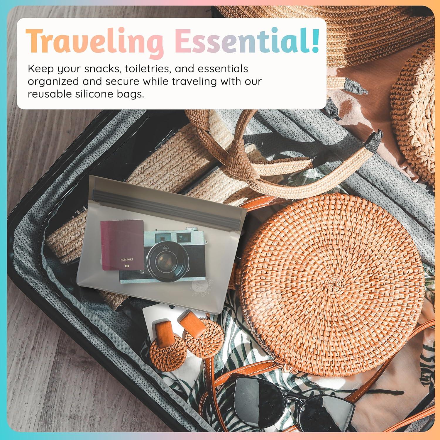 Bolsas de Almacenamiento de Alimentos Double Quable Zip-it 21 Pzas