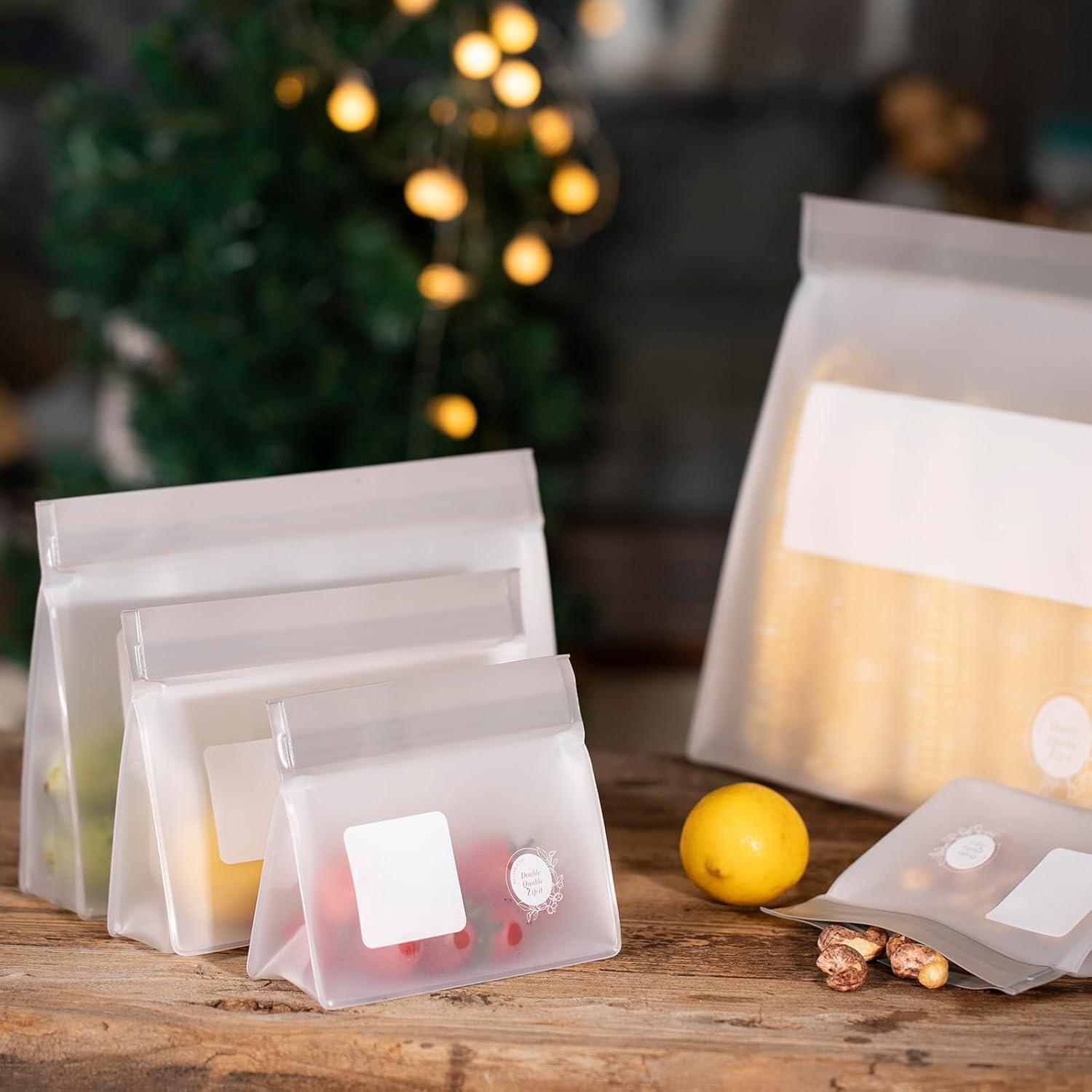 Bolsas de Almacenamiento de Alimentos Double Quable Zip-it 21 Pzas