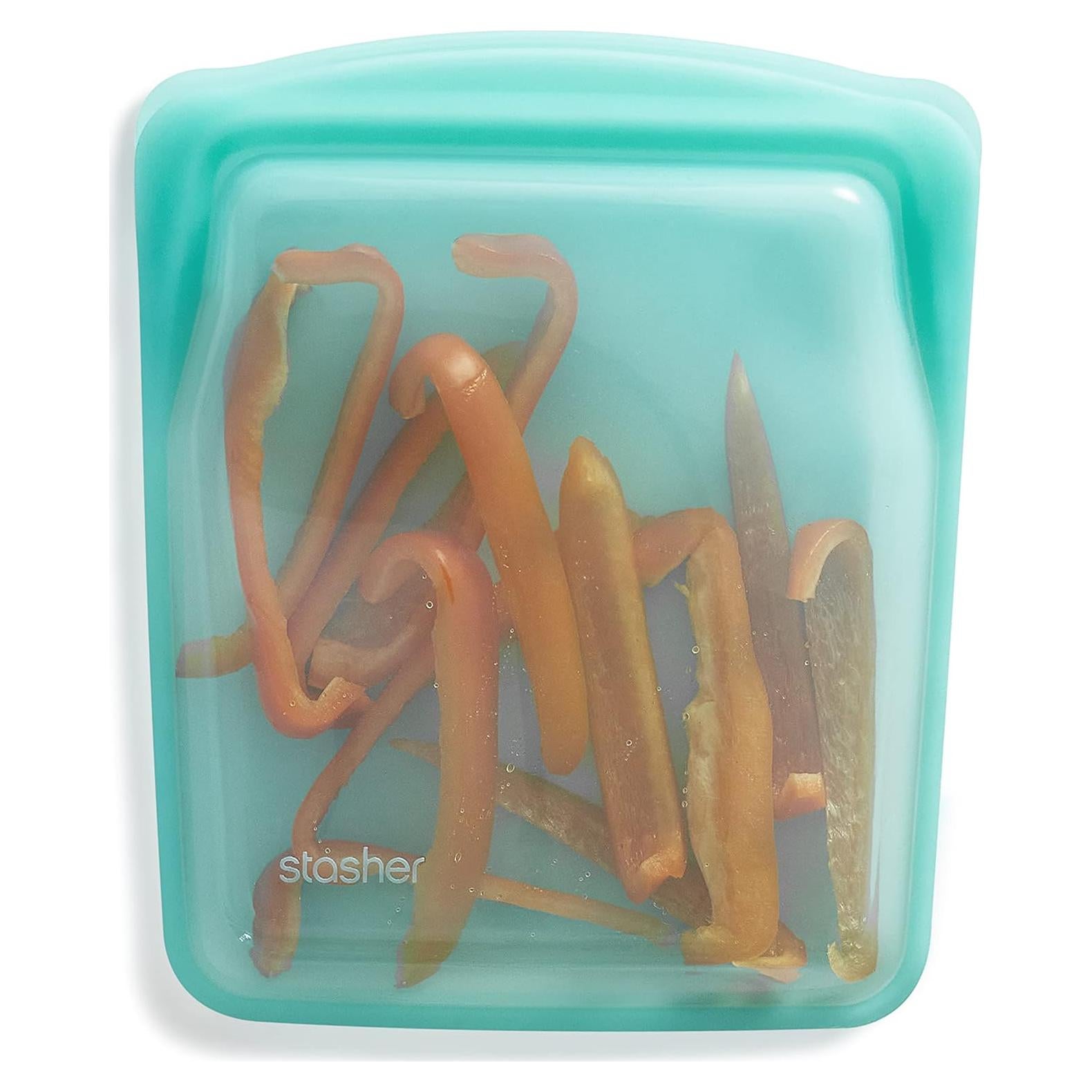 Bolsa de Almacenamiento Reutilizable Stasher 1.89 L Aqua