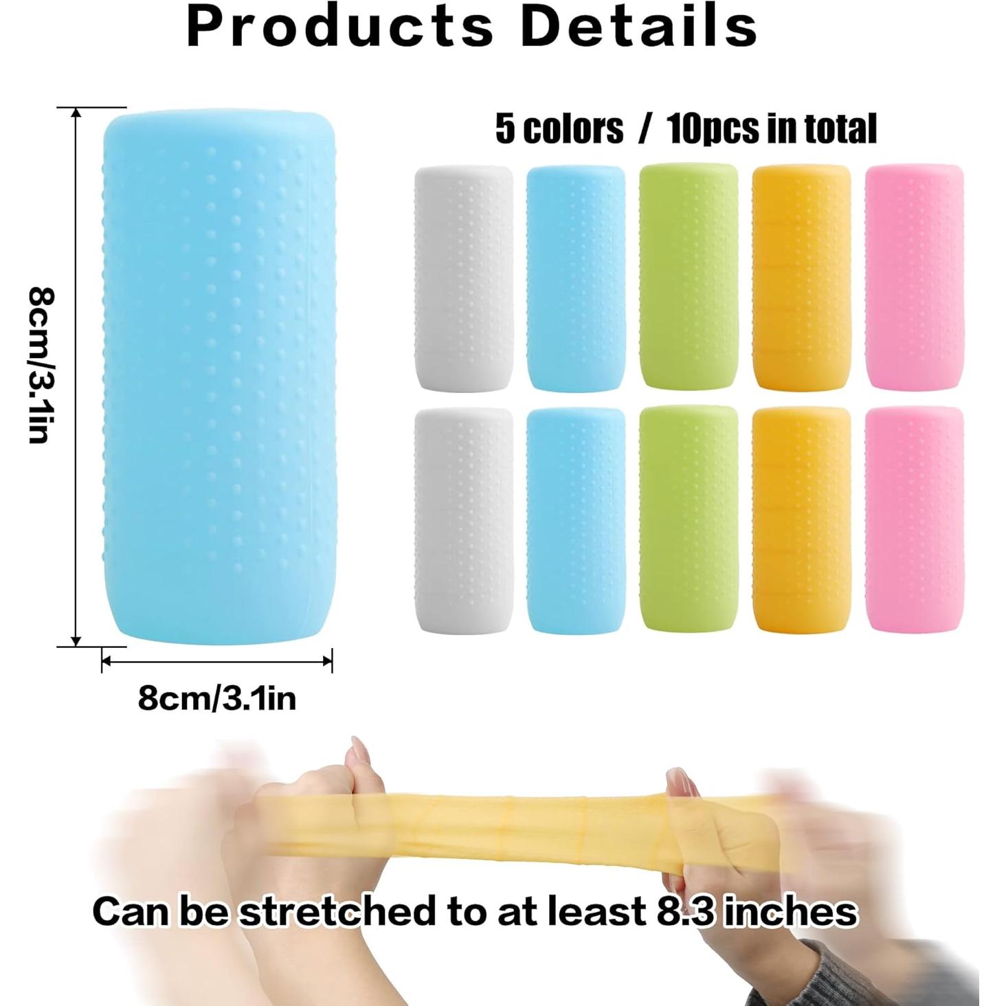 10 Fundas de Silicona a Prueba de Fugas YUBIRD para Viaje