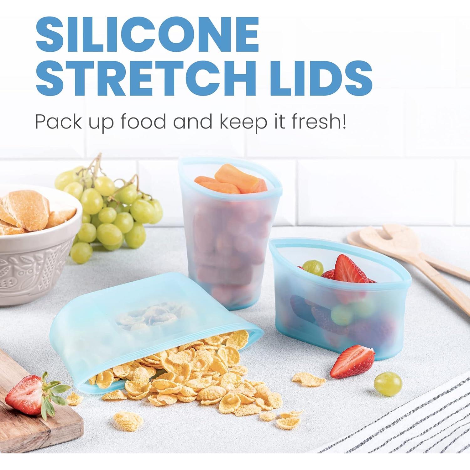 Bolsas de Almacenamiento Reutilizables Swedish Home - Silicona Hermética 3 Piezas