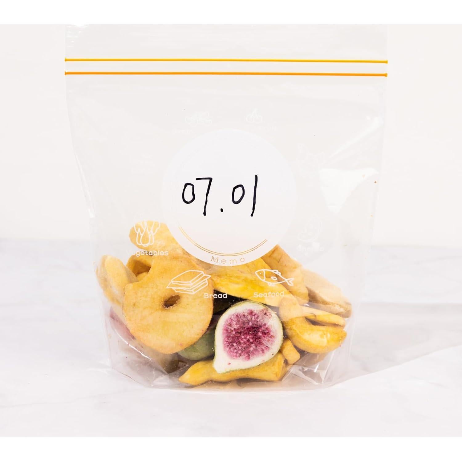 Bolsas de Almacenamiento Reutilizables Xlsyixl 25 Piezas 1.3QT y 3QT