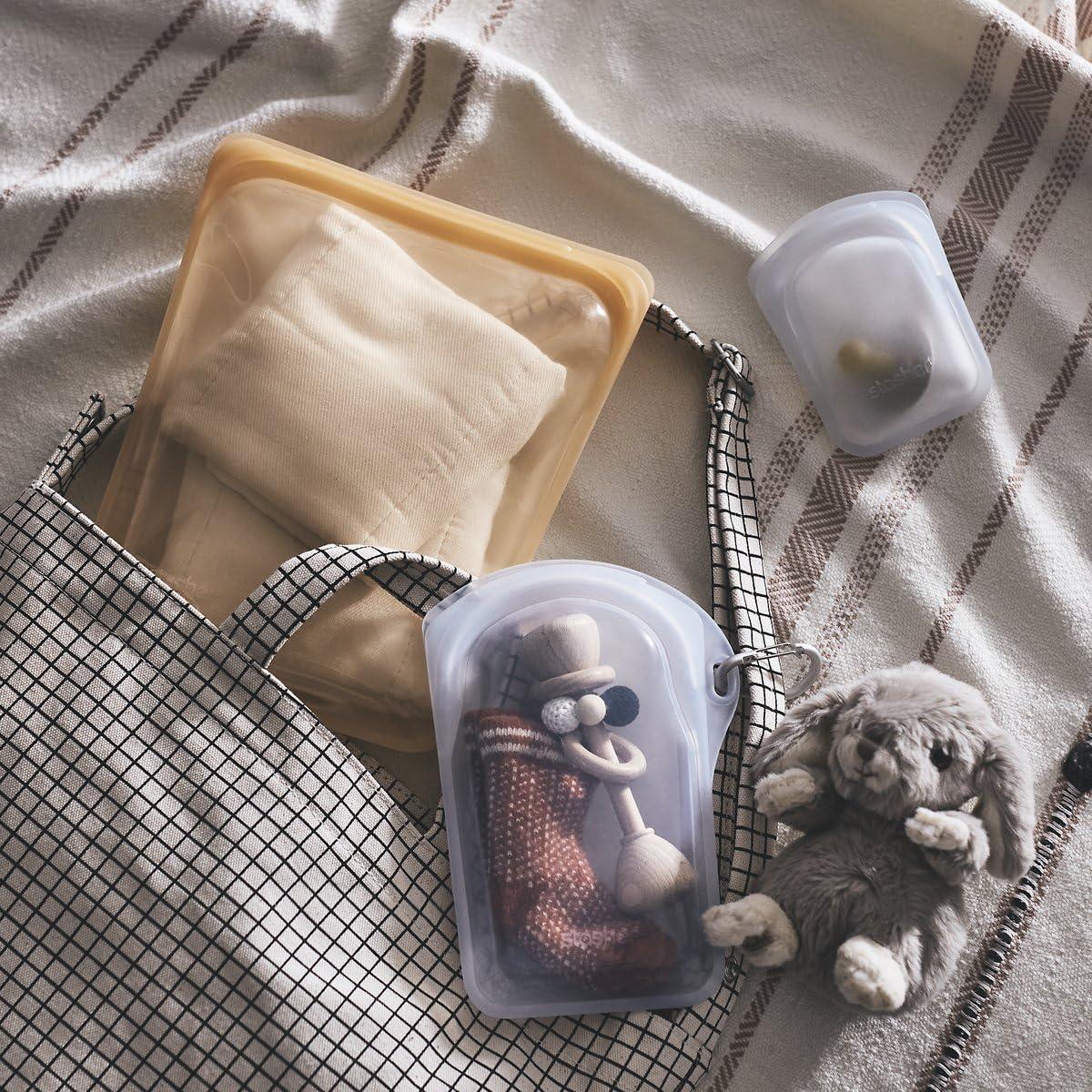 Bolsa de Almacenamiento Reutilizable Stasher Rosa 532 ml