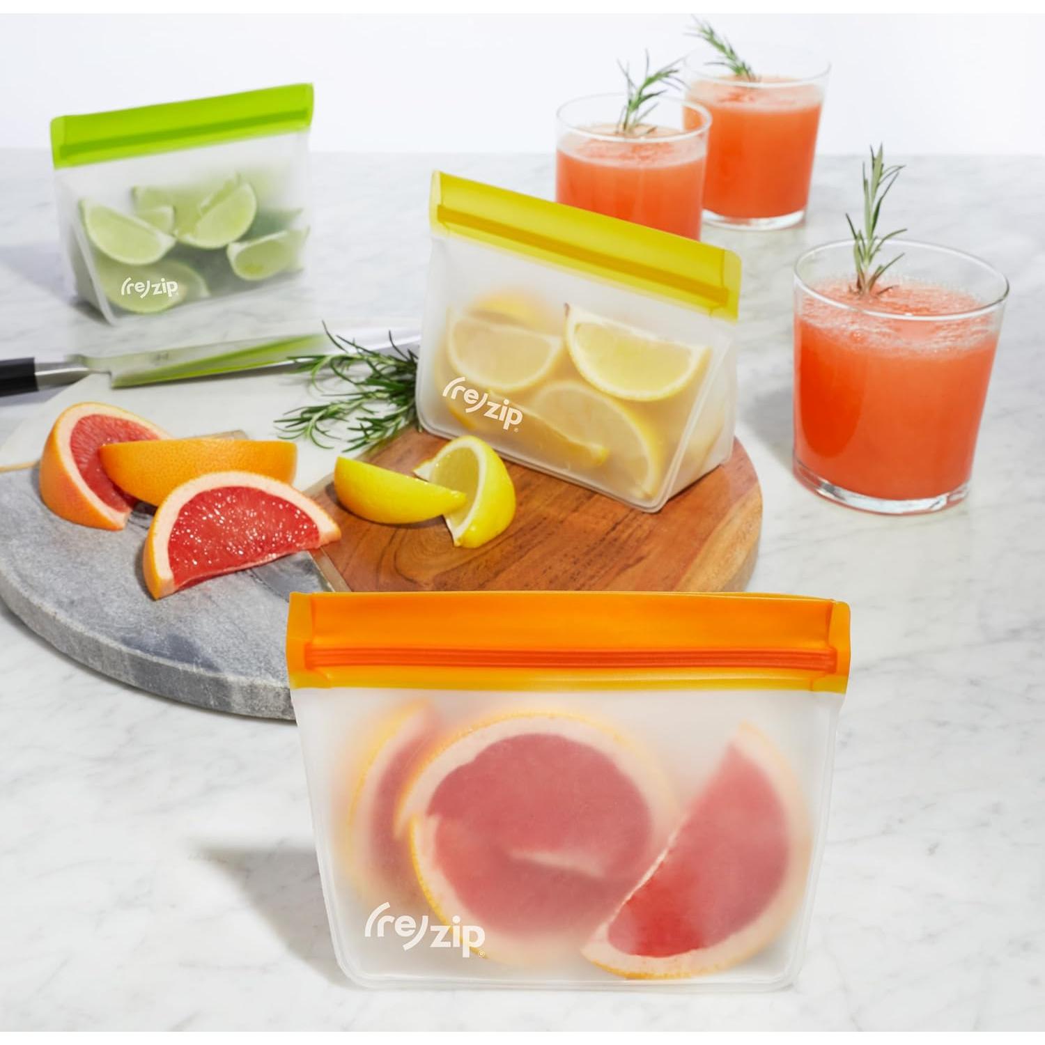 Bolsas Reutilizables de Pie re)zip 5 Pack 1 Taza Multicolor