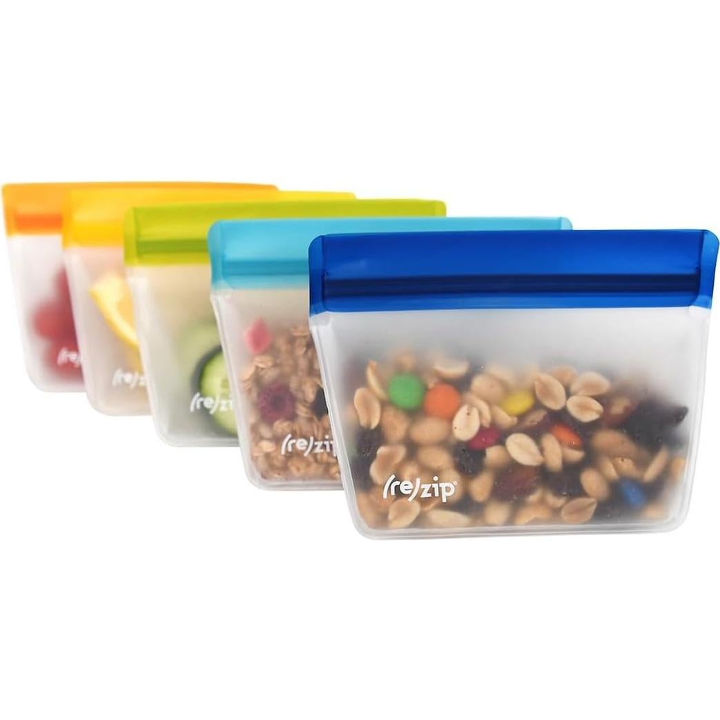 Bolsas Reutilizables de Pie re)zip 5 Pack 1 Taza Multicolor