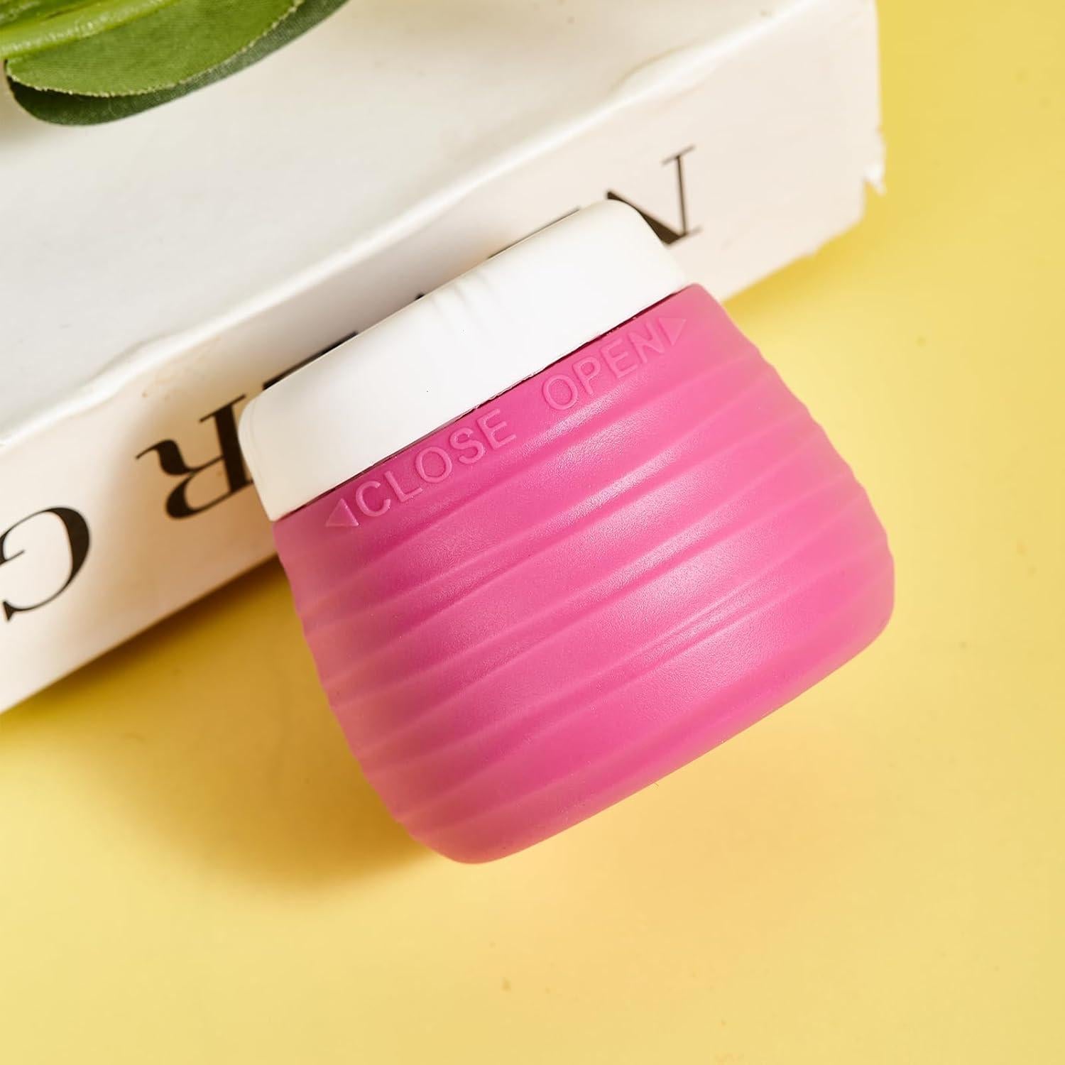 Contenedores de Viaje Silevoler 4 Tarros Silicona 50ml Aprobados TSA