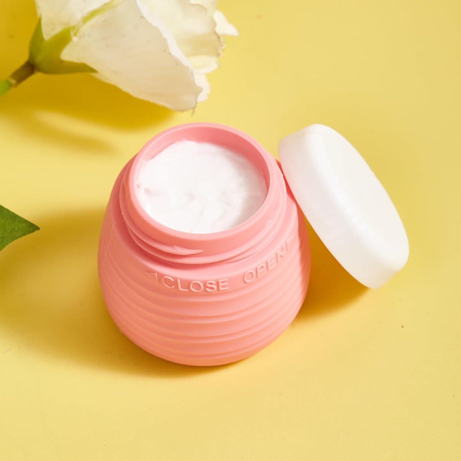 Contenedores de Viaje Silevoler 4 Tarros Silicona 50ml Aprobados TSA