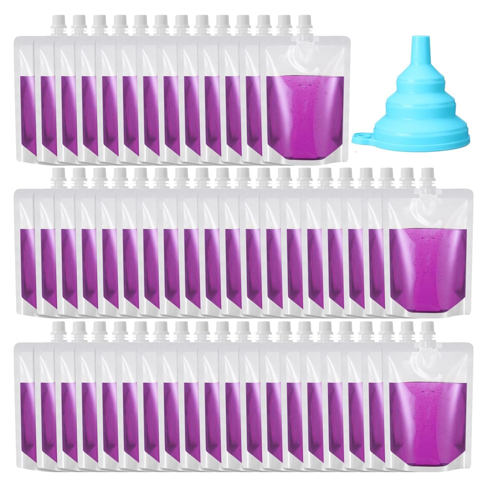 Pouch de plástico reutilizable Patelai 710 ml - 60 piezas con embudo