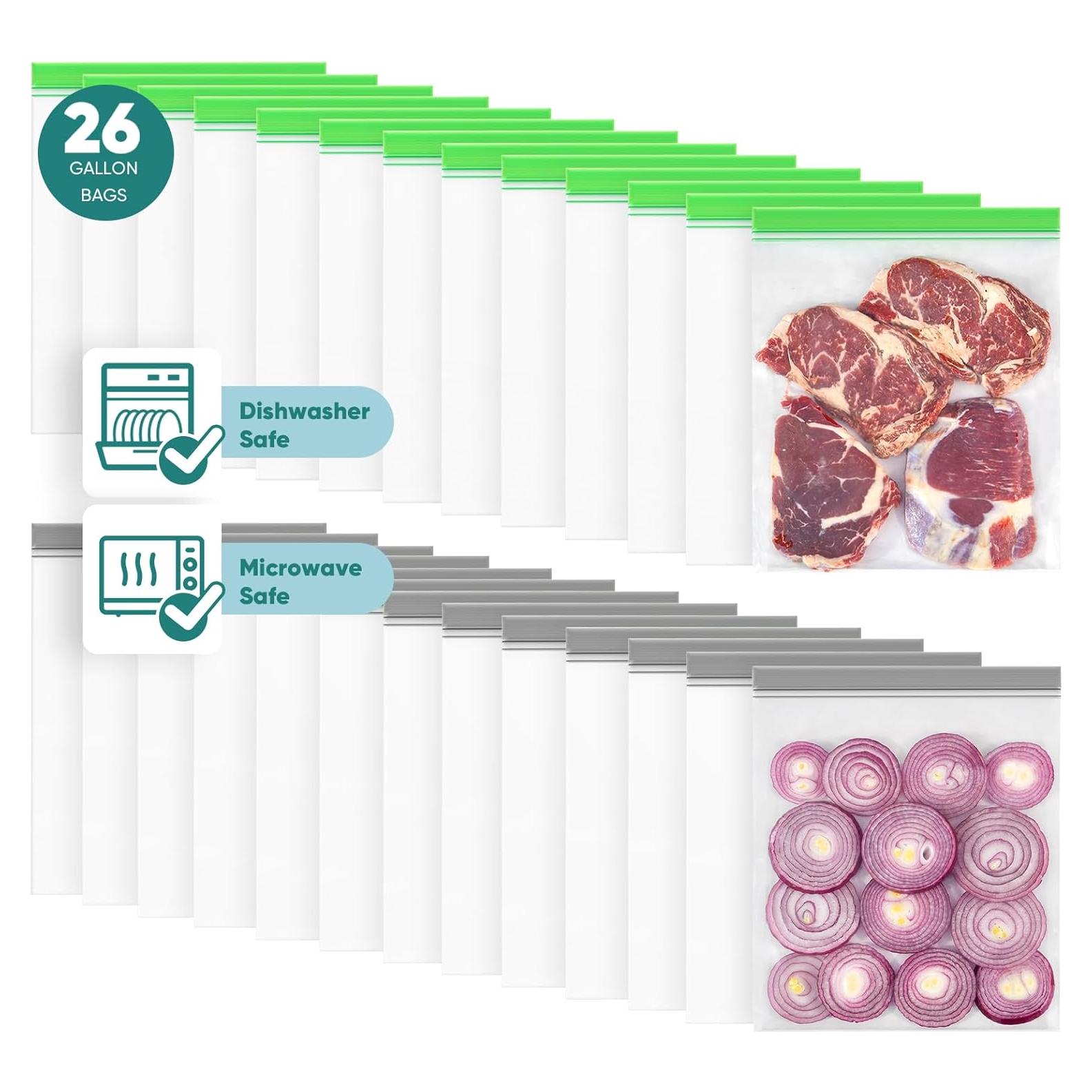 Bolsas Reutilizables para Congelador Lerine 14 Piezas 3L