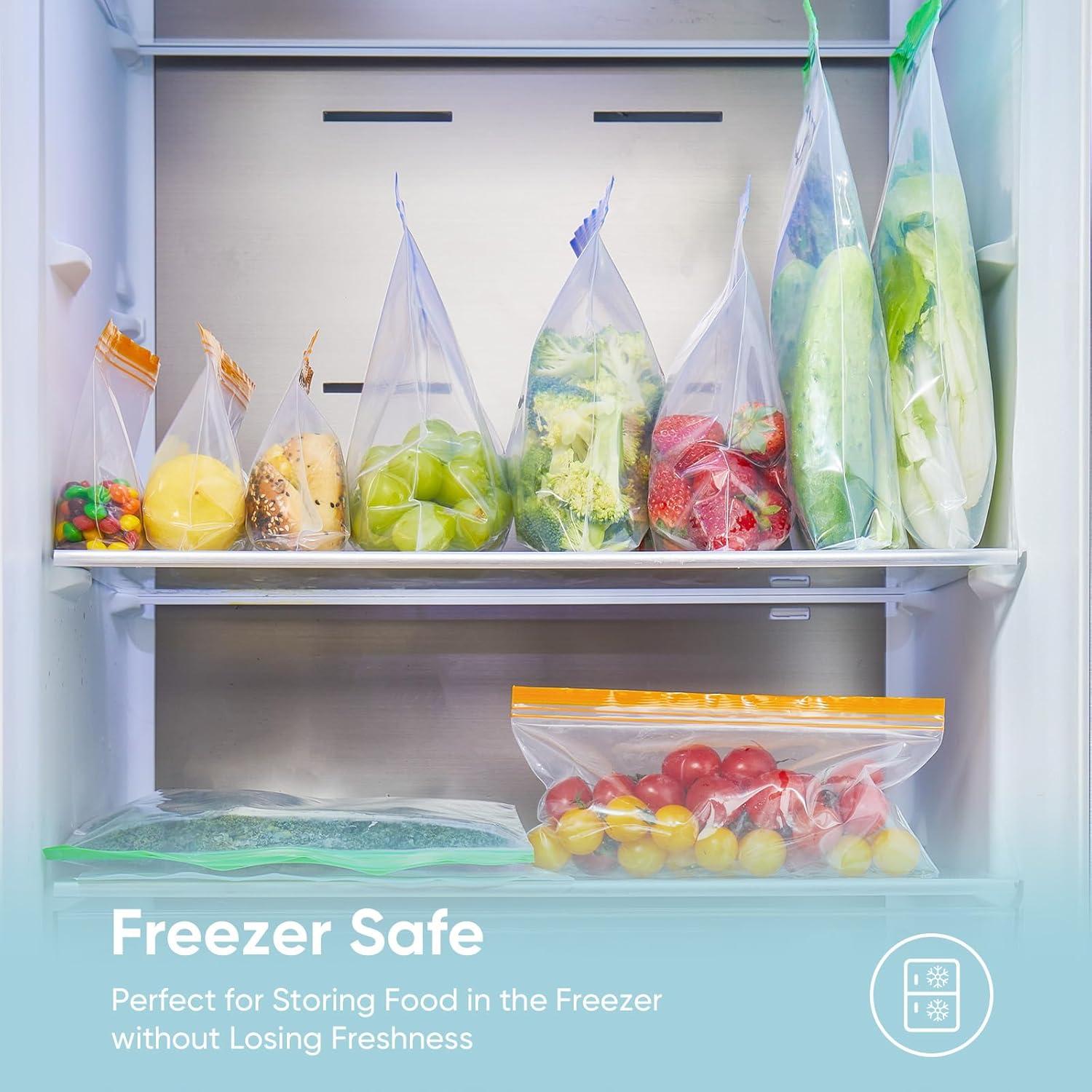 Bolsas Reutilizables para Congelador Lerine 14 Piezas 3L