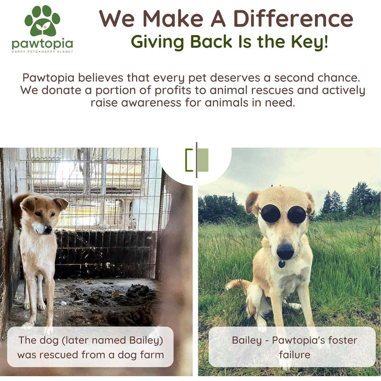 Bolsas de Poop Compostables Pawtopia 120 Unidades + Portabolsas