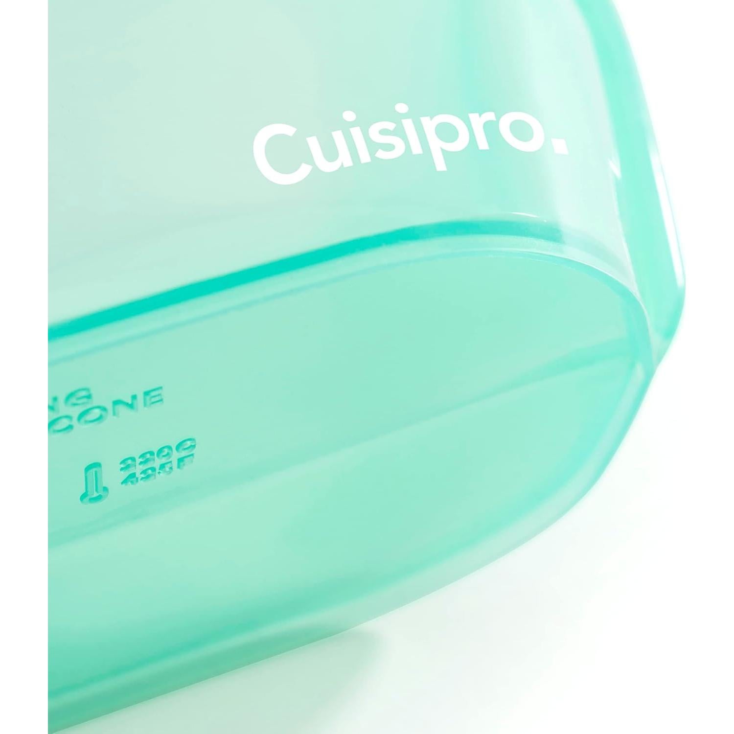Bolsa de Silicona Reutilizable Cuisipro 1000ml Verde