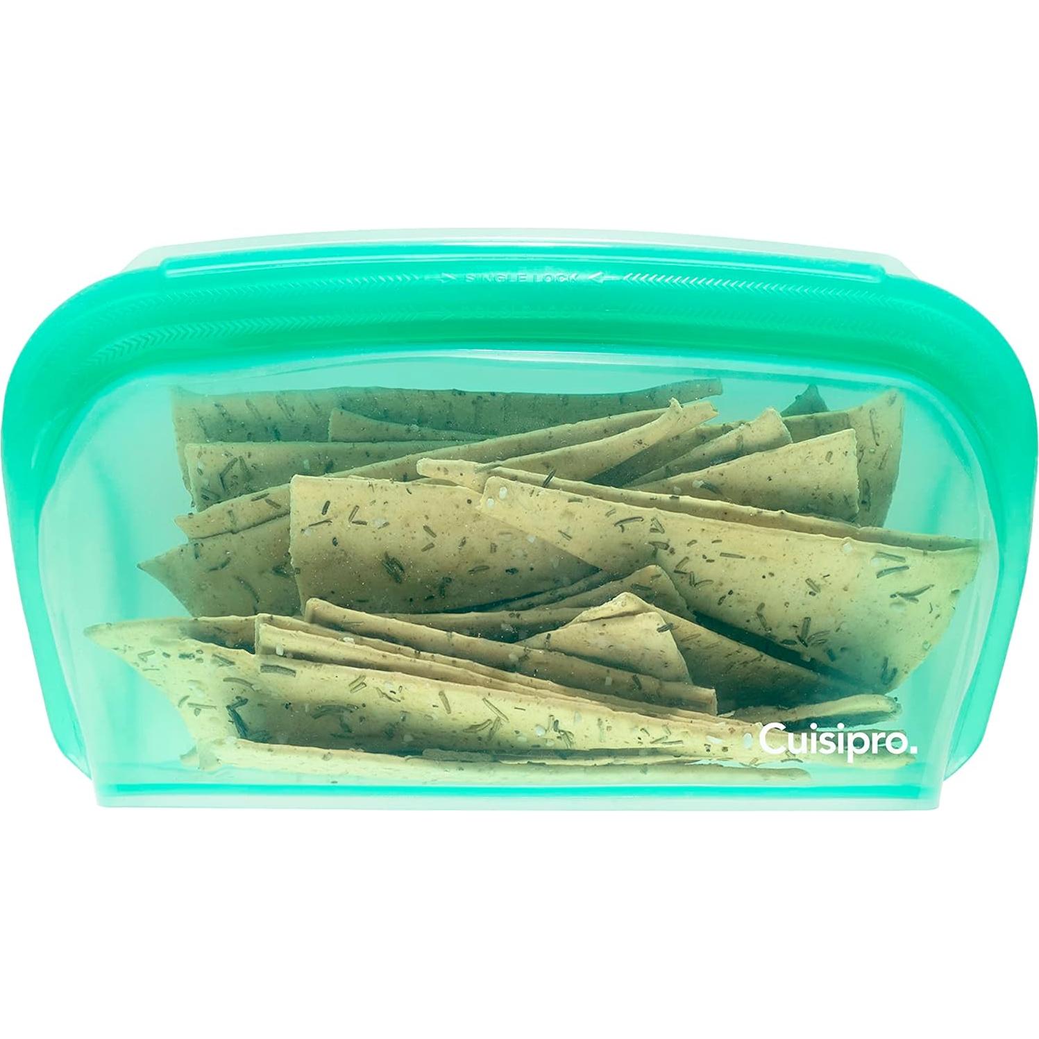 Bolsa de Silicona Reutilizable Cuisipro 1000ml Verde