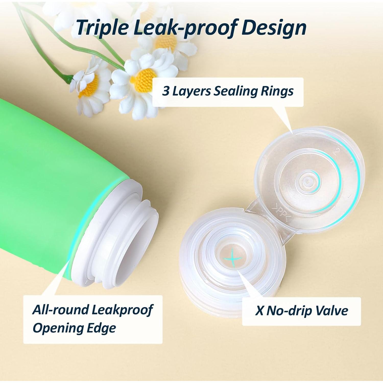 Bolsa de Aseo TSA PACKISM con 8 Botellas Silicona 100ml