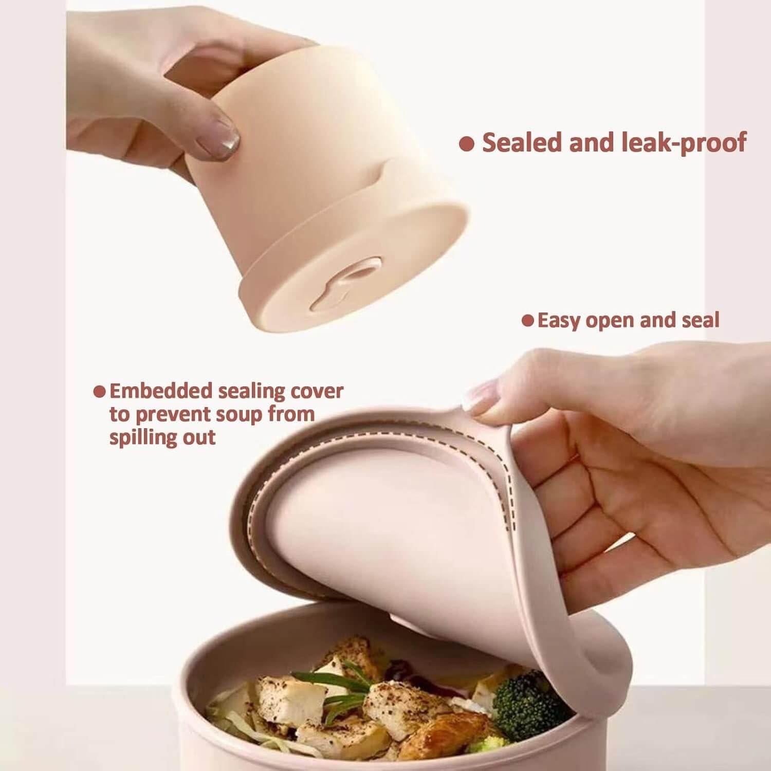 Paquete de 4 Contenedores de Silicona 1 Taza VPASION