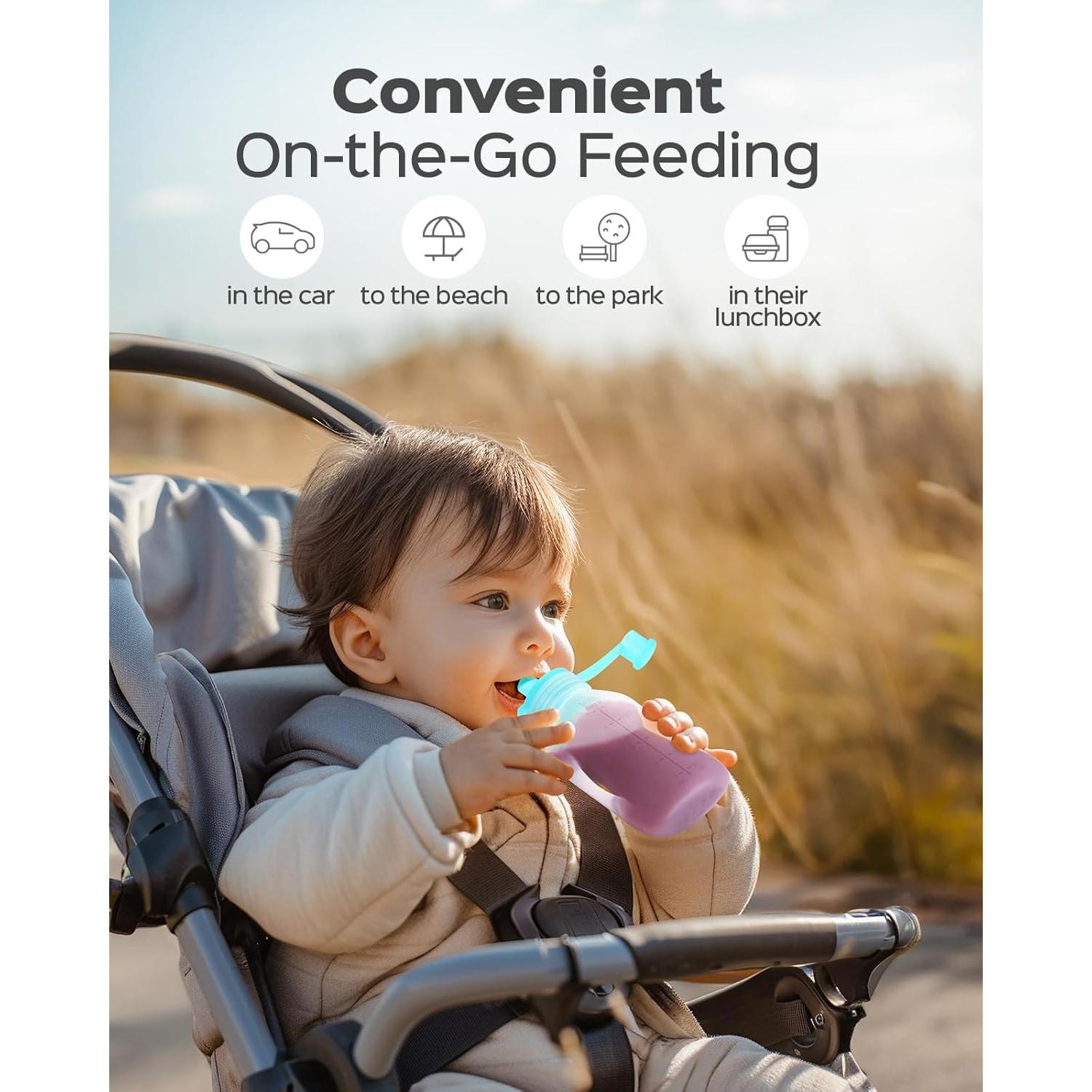 Bolsas Reutilizables de Silicona Jelly Ruru 148ml 2 Unidades