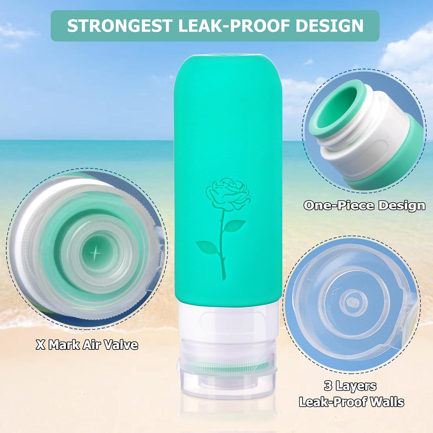 Set de Contenedores de Viaje Kitchen GIMS 3pcs Silicona 20ml