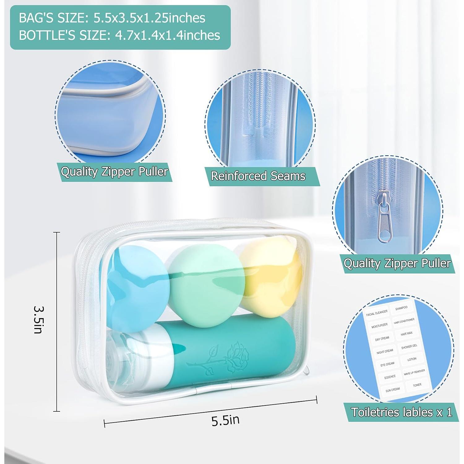 Set de Contenedores de Viaje Kitchen GIMS 3pcs Silicona 20ml