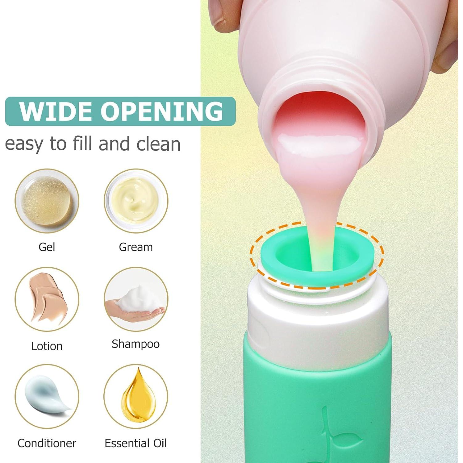 Set de Contenedores de Viaje Kitchen GIMS 3pcs Silicona 20ml