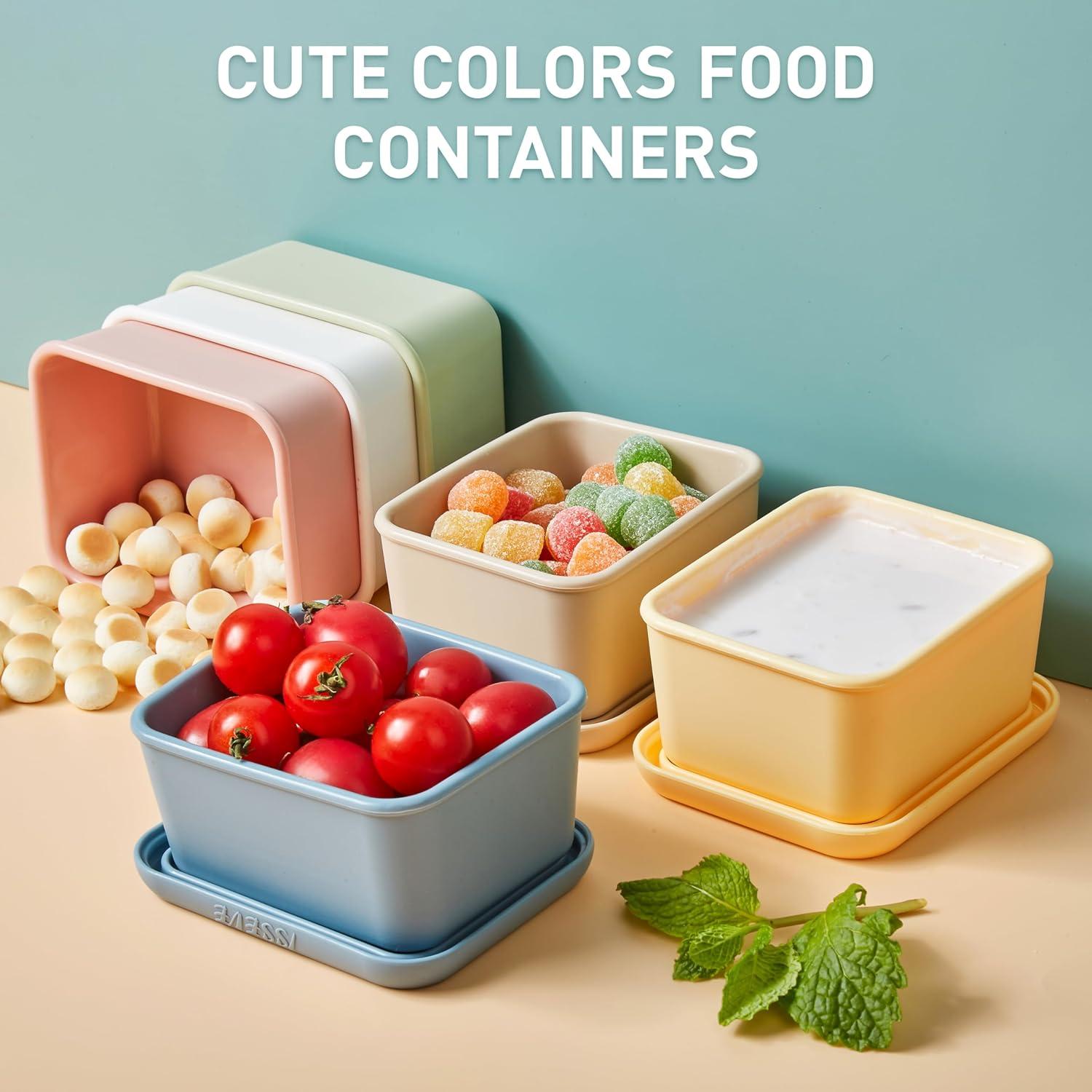 Contenedores de Silicona ISSEVE 8oz Reutilizables para Snacks