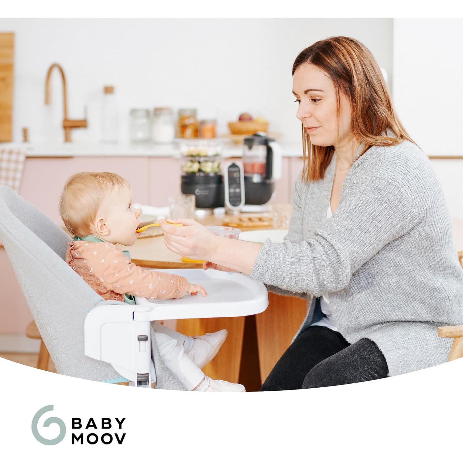 Frascos de Comida para Bebés Babymoov Set 6x227g Sin BPA